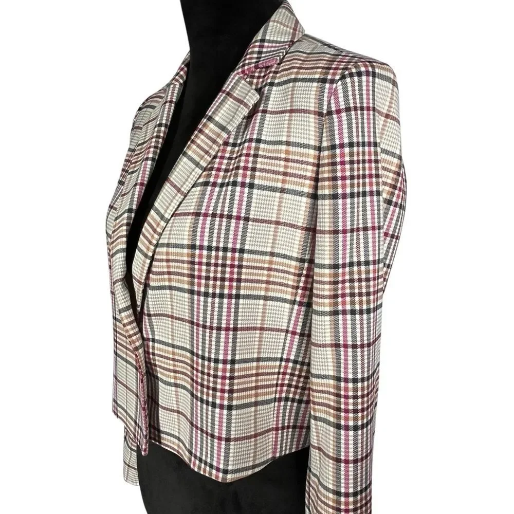 Leith plaid cropped